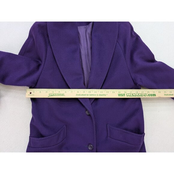 Jennifer Chase Vintage Women's Coat Size Small Purple 100% Wool - Picture 5 of 16